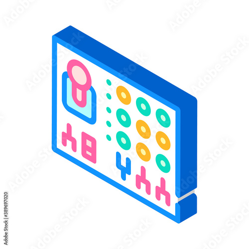 remote controle isometric icon vector illustration sign