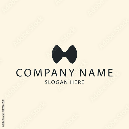 Logo for men's clothing store, atelier or barbershop. Abstract icon, badge for business. Logo template. Vector illustration.
