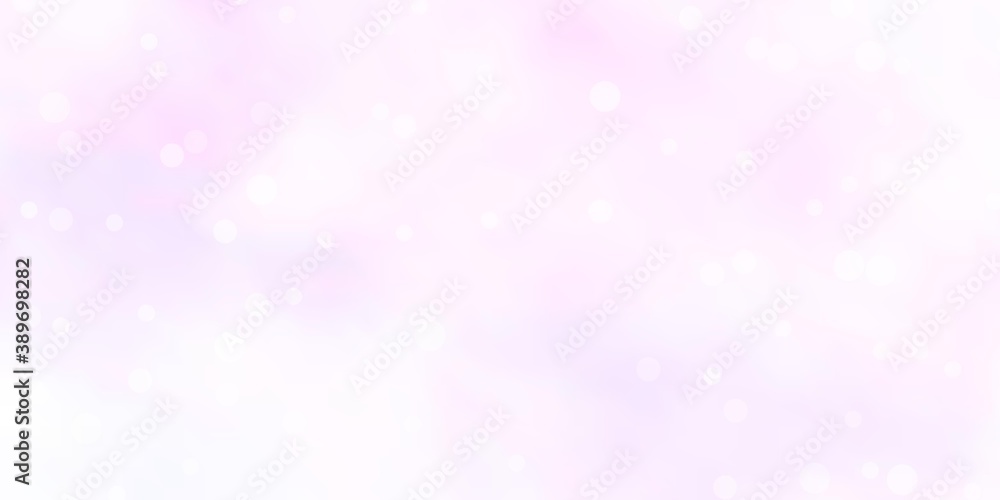 Light Purple vector layout with bright stars.