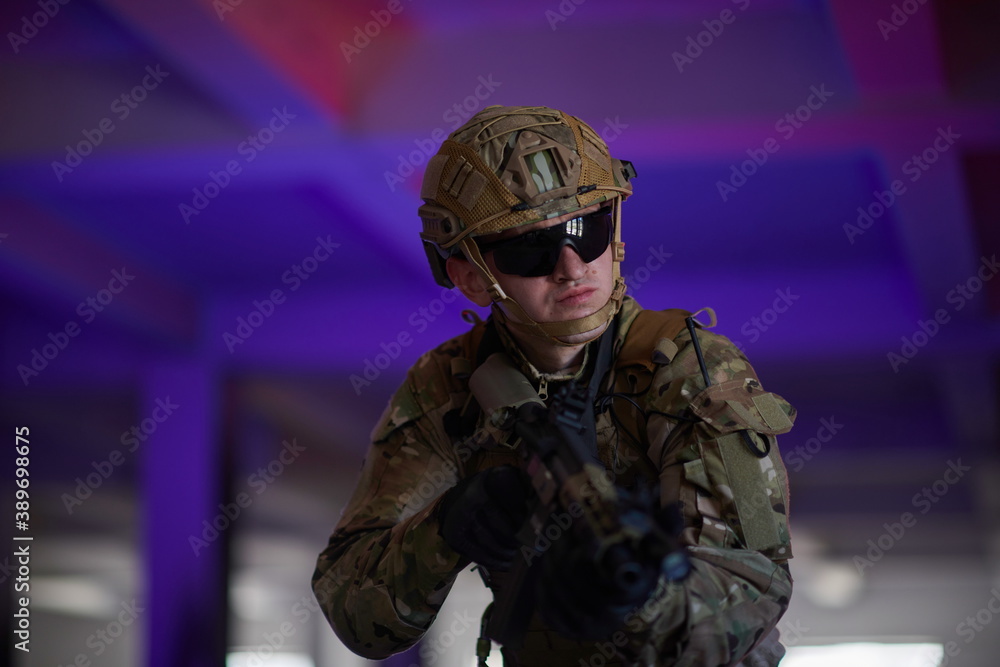 modern warfare soldier in urban environment battlefield modern warfare soldier in urban environment battlefield
