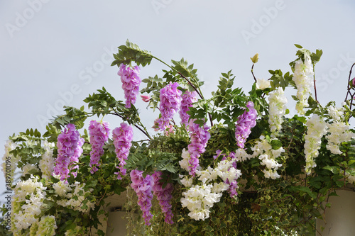 A beautiful bouquet of decorative flowers.