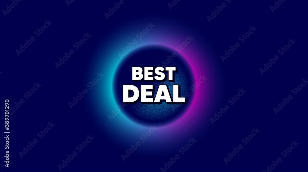 Best deal. Abstract neon background with dotwork shape. Special offer Sale sign. Advertising Discounts symbol. Offer neon banner. Best deal badge. Space background with abstract planet. Vector Best deal. Abstract neon background with dotwork shape. Special offer Sale sign. Advertising Discounts symbol. Offer neon banner. Best deal badge. Space background with abstract planet. Vector