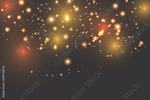 glitter vintage lights background. gold, green, blue and black.
