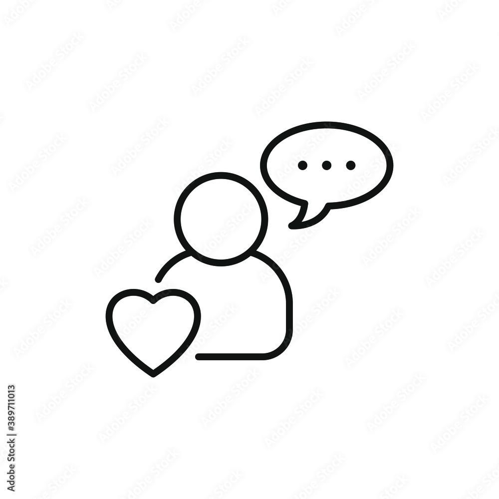 Influencer icon concept isolated on white background. Vector illustration Influencer icon concept isolated on white background. Vector illustration