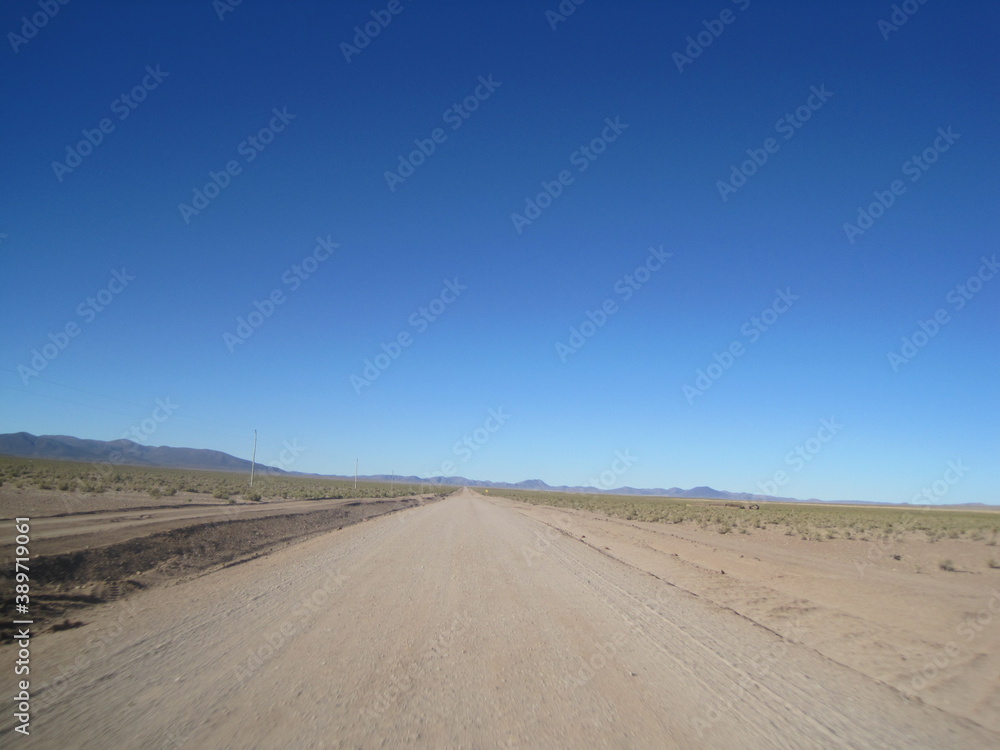 Fototapeta premium Exploring the beautiful mountain landscapes in the Andes around Sucre in Bolivia, South America