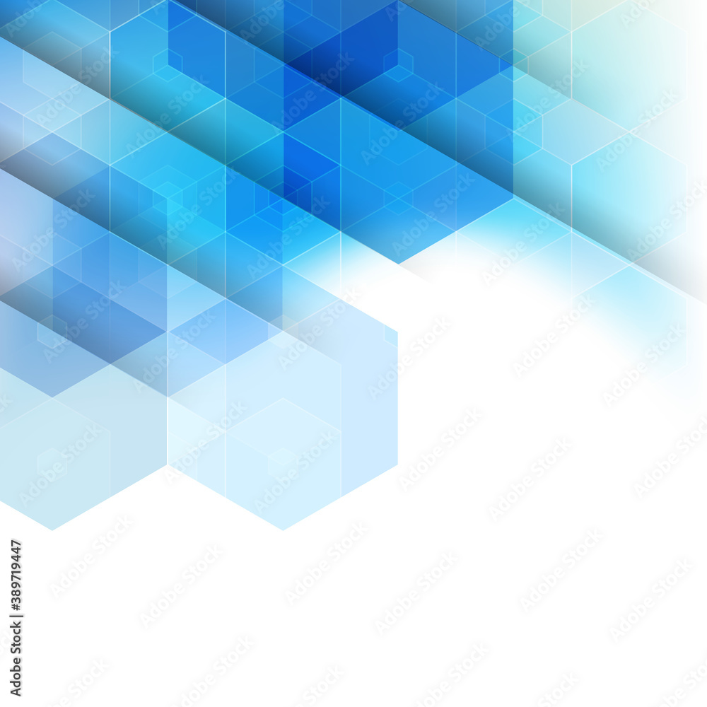 Vector abstract science background. Hexagon geometric design Vector abstract science background. Hexagon geometric design