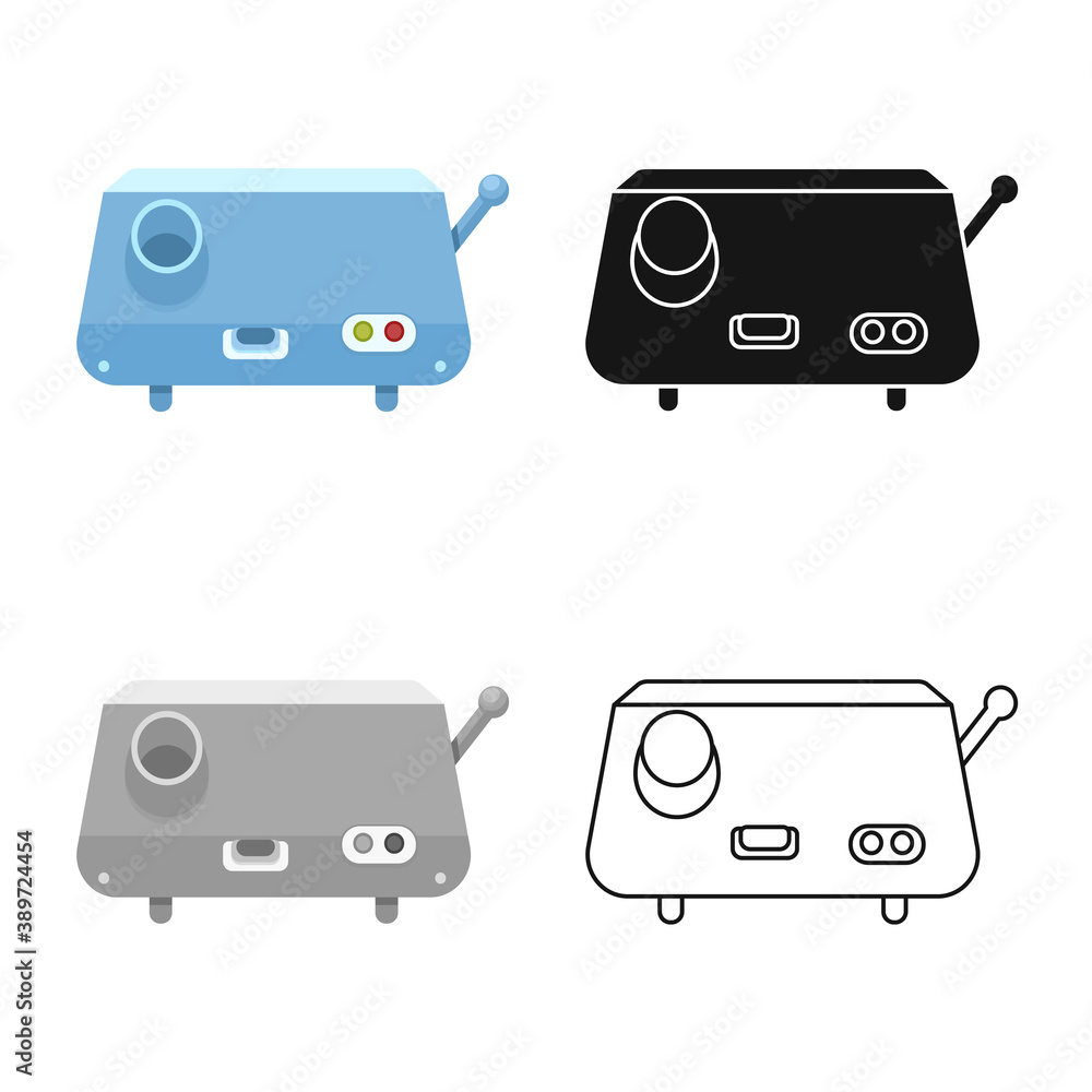 Vector illustration of juicer and machine sign. Web element of juicer and process vector icon for stock. Vector illustration of juicer and machine sign. Web element of juicer and process vector icon for stock.