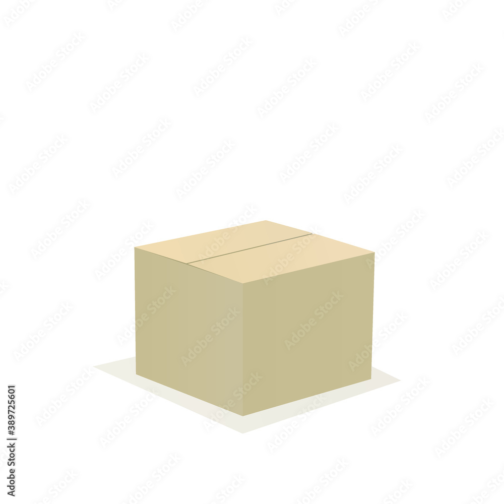 cardboard box isolated on white cardboard box isolated on white