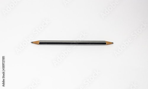 User short pencil that is cut out or sharpened on both sides