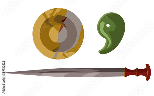 the mirror, the jewel and the sword three sacred treasures of japan