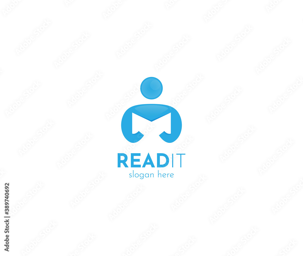 Read it logo design Read it logo design