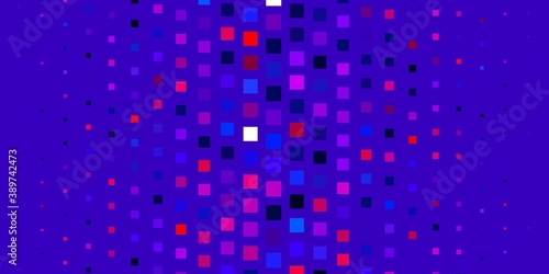 Light Blue, Red vector background with rectangles.