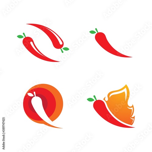 Chili illustration logo