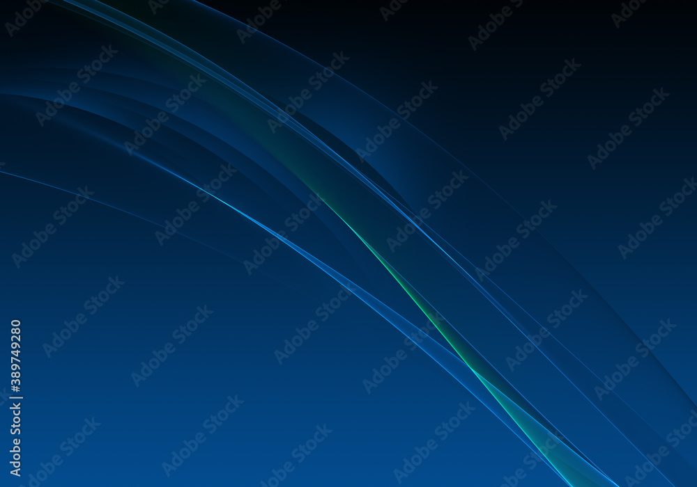 Abstract background waves. Black and electric blue abstract background for wallpaper or business card Abstract background waves. Black and electric blue abstract background for wallpaper or business card