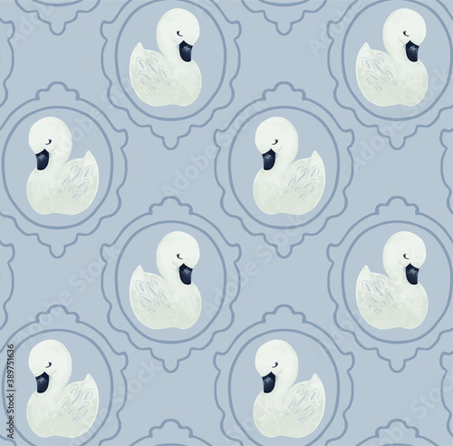 Cute duckling t shirt design for baby girls.