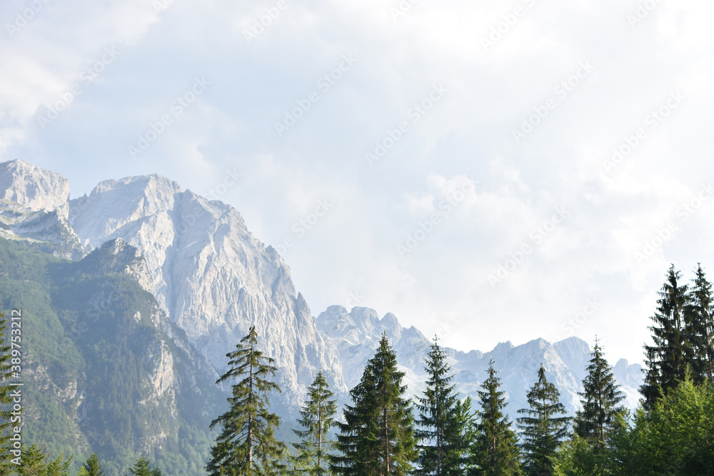 landscape with clouds