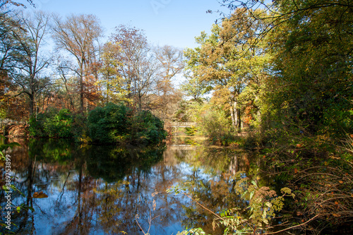 Ein See im Herbst