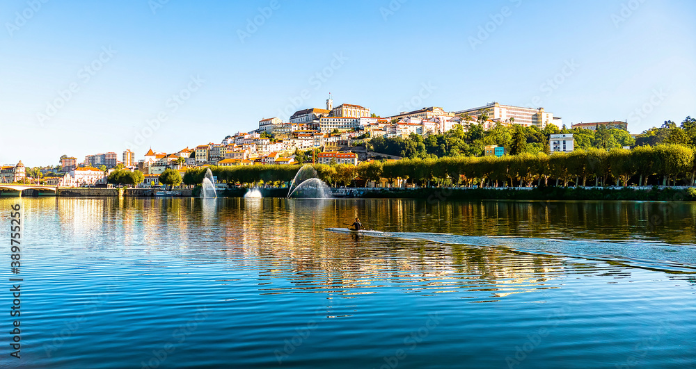 Canoagem no rio Mondego em Coimbra