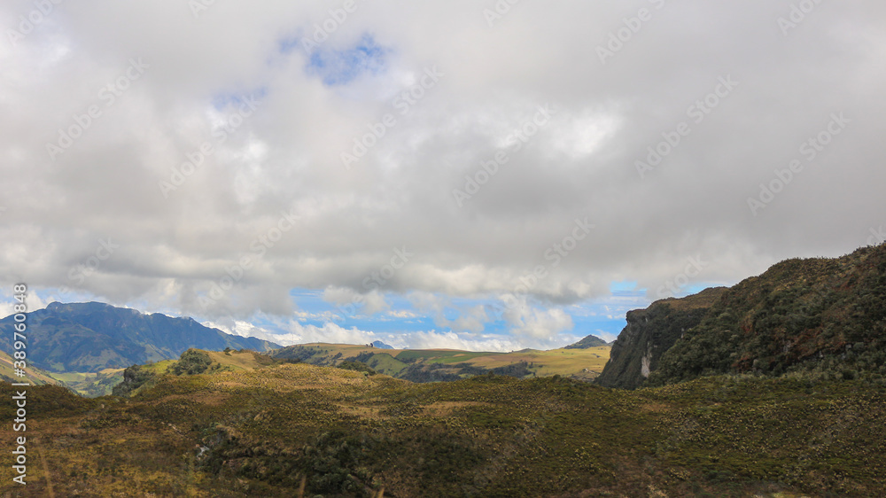 landscape with clouds