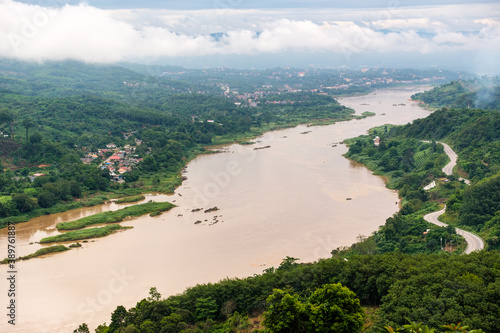 River border Thailand and Laos.