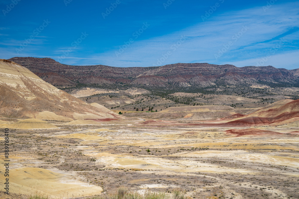Painted Hills Overlook at the John Day Fossil Beds National Monument in central Oregon