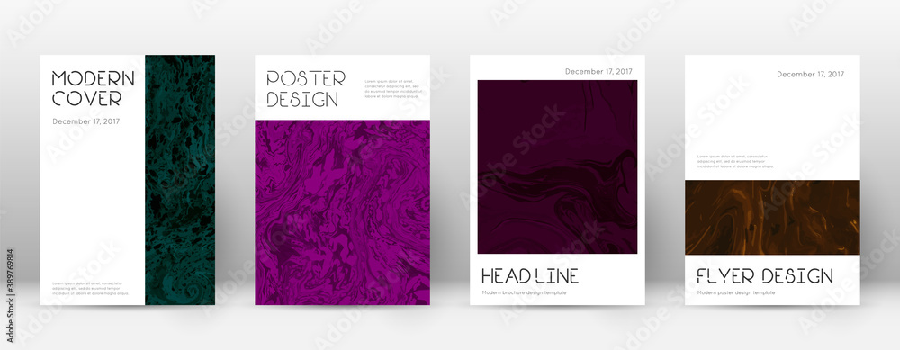 Fototapeta premium Abstract cover. Resplendent design template. Sumin