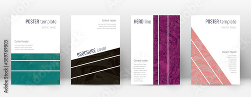 Abstract cover. Remarkable design template. Sumina
