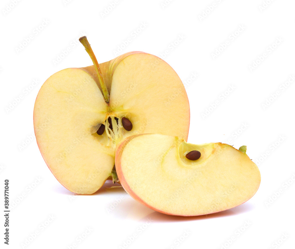 Fresh red apples isolated on white background Fresh red apples isolated on white background