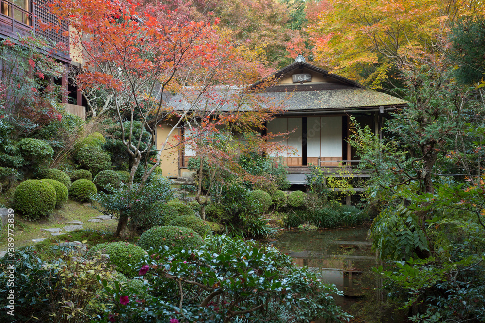 寂光院の茶室 寂光院の茶室