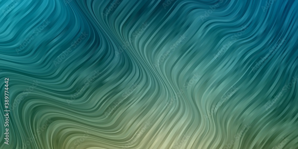 Light Blue, Yellow vector background with curved lines. Light Blue, Yellow vector background with curved lines.