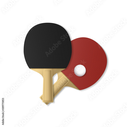 Ping Pong or table Tennis tournament. poster or banner vector template design EPS10.