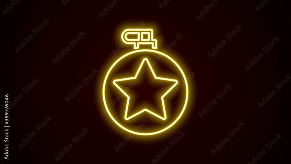 Glowing neon line Canteen water bottle icon isolated on black background. Tourist flask icon. Jar of water use in the campaign. 4K Video motion graphic animation Glowing neon line Canteen water bottle icon isolated on black background. Tourist flask icon. Jar of water use in the campaign. 4K Video motion graphic animation