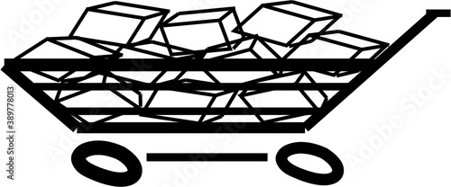 carro de compras lleno