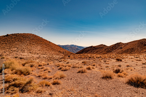 USA, CA, Death Valley National Park, October the 31 2020, scenic view. Dante Peak.