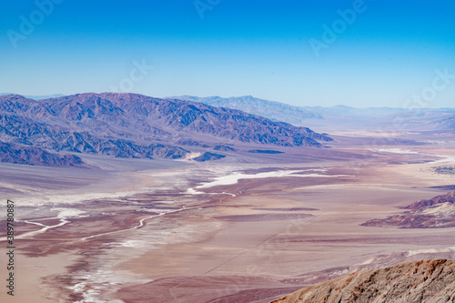 USA, CA, Death Valley National Park, October the 31 2020, scenic view. Dante Peak.