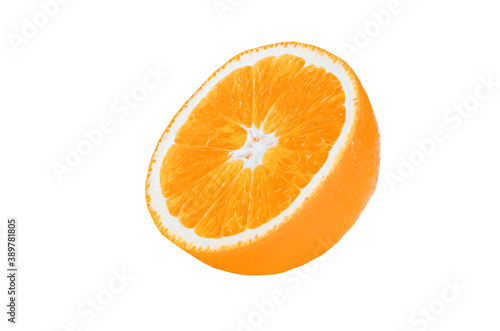 Citrus fresh fruits isolated  juicy ripe orange still life