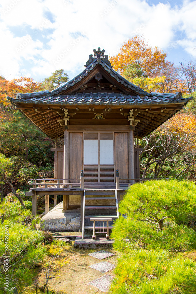 秋の京都大河内山荘