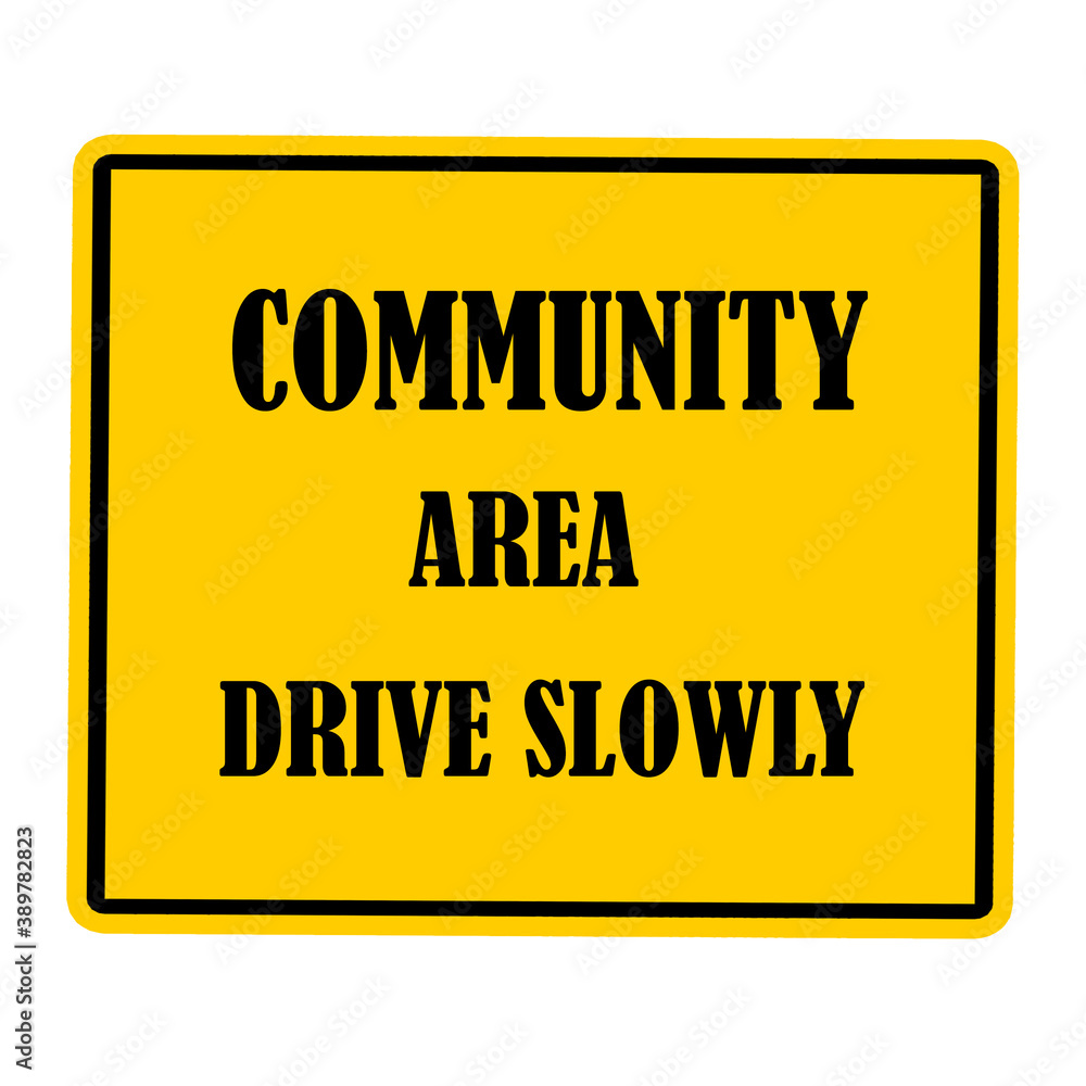 Community area label on yellow background.