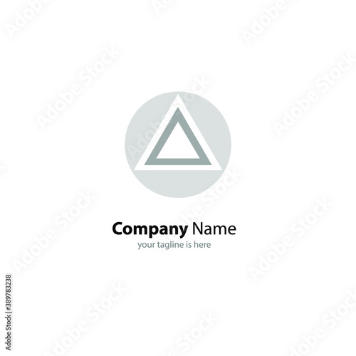 Free Download the simple modern logo of letter A with white background - GFXLoad