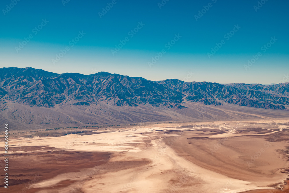Naklejka premium USA, CA, Death Valley National Park, October the 31 2020, scenic view.