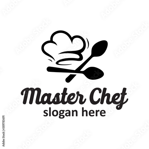 Modern vector graphic of chef, Perfect for restaurant logo, food, cooking, menu, etc.