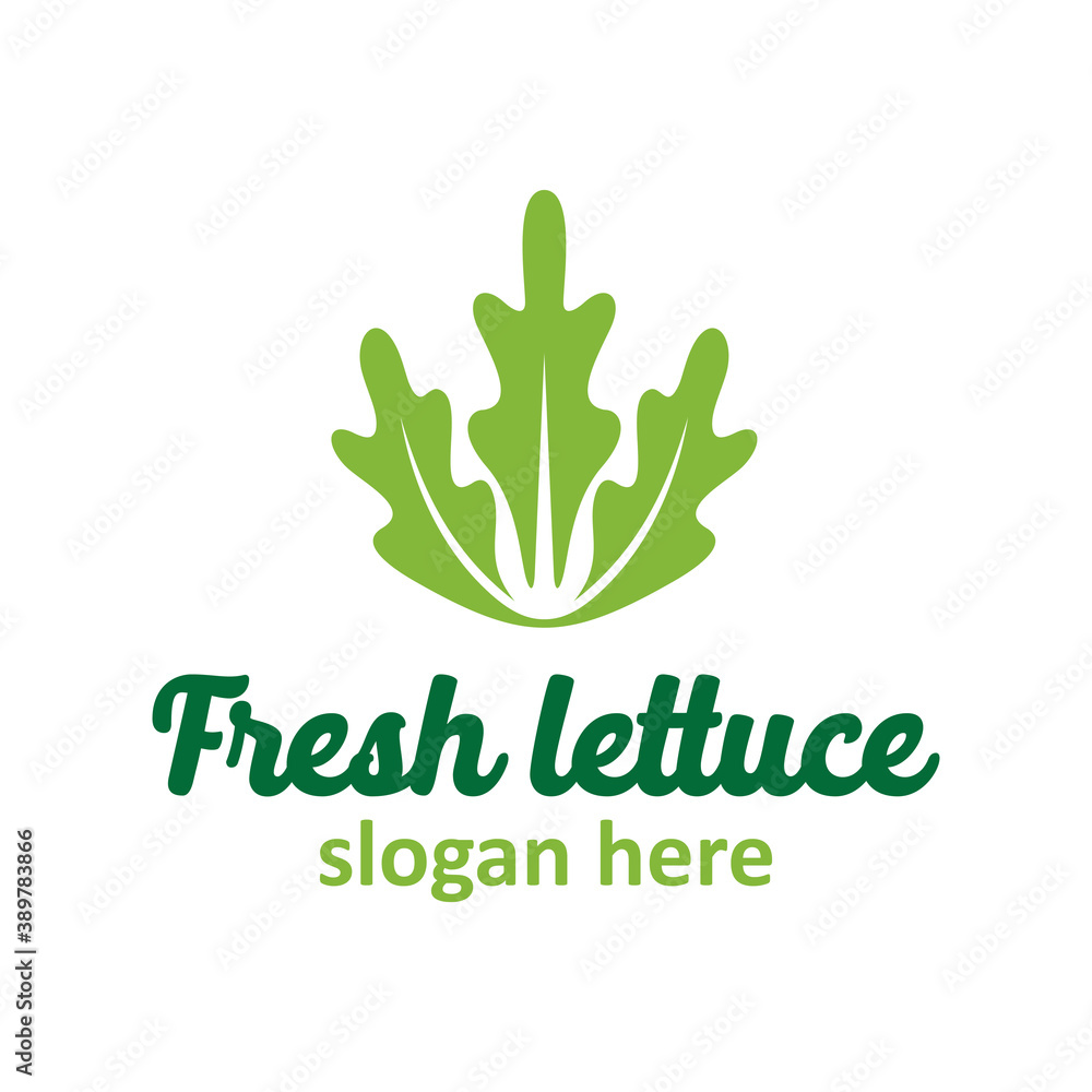 Modern vector graphic of lettuce, Perfect for food logo, vegetarian, cooking etc. Modern vector graphic of lettuce, Perfect for food logo, vegetarian, cooking etc.
