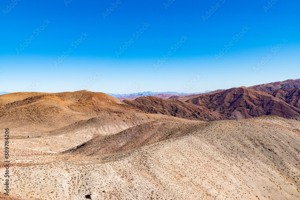 Naklejka premium USA, CA, Death Valley National Park, October the 31 2020, scenic view.