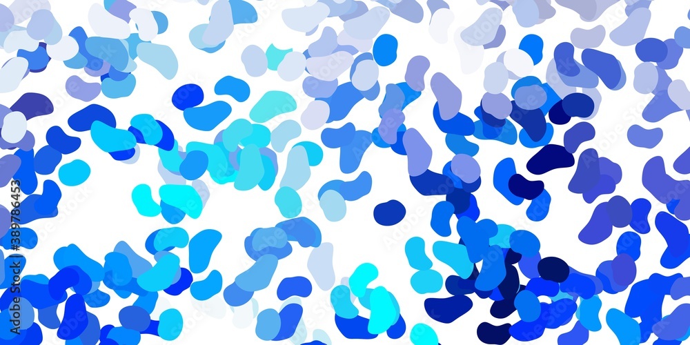 Light blue vector template with abstract forms. Light blue vector template with abstract forms.