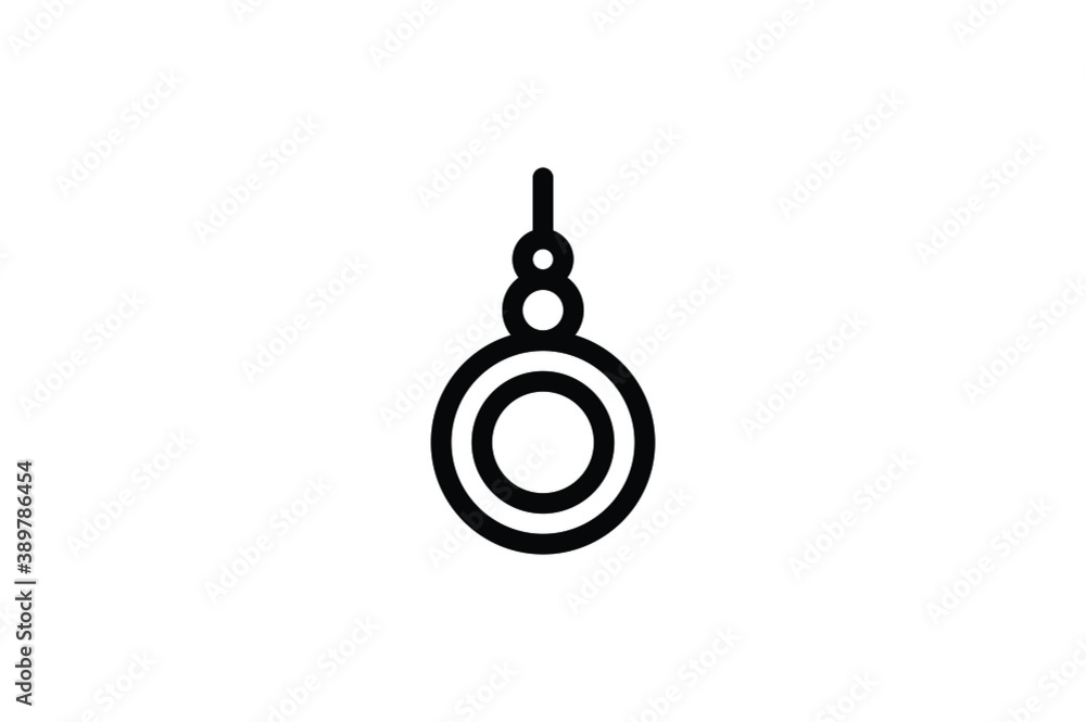 Jewelry Outline Icon - Necklace