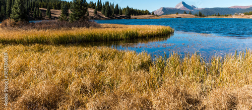 Andrews Lake With Engineer Mountain, Andrews Lake State Wildlife Area, Colorado, USA © Billy McDonald