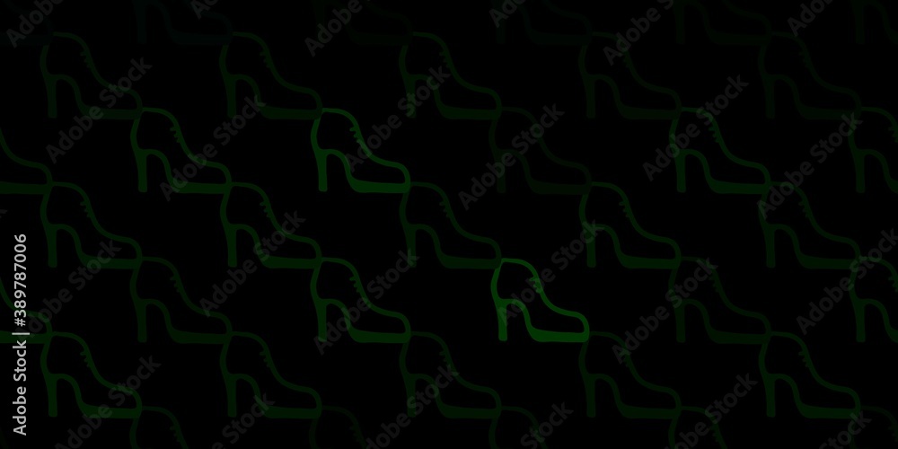 Dark green vector texture with women's rights symbols. Dark green vector texture with women's rights symbols.