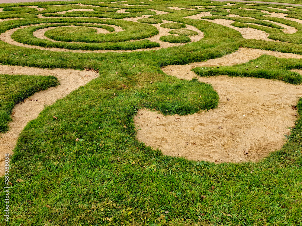 labyrinth in the garden labyrinth in the garden
