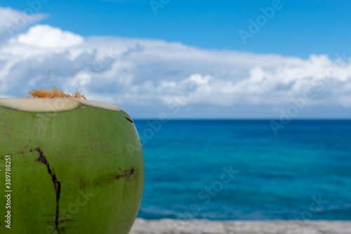 coconut and the beach
