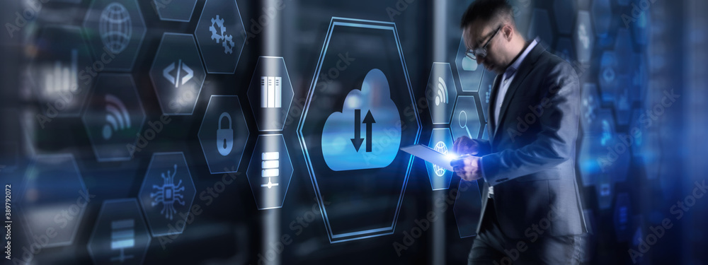 Cloud Futuristic Business Technology Unique 3D Background. Cloud Futuristic Business Technology Unique 3D Background.